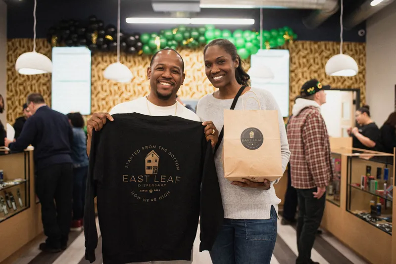 Inside East Leaf Dispensary